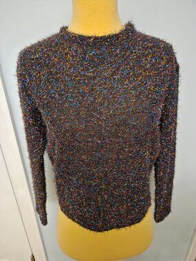 Divided H&M Metallic Tinsel Sweater